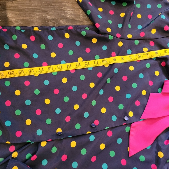 Vintage Blouse - Elite - made in Canada - size 14 (fits large) - Picture 7 of 8